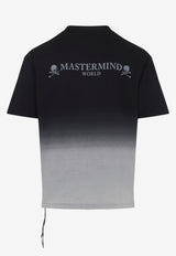 Gradient Skull Print T-shirt