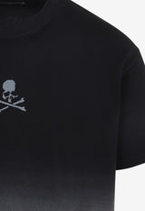 Gradient Skull Print T-shirt