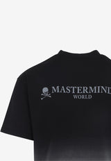 Gradient Skull Print T-shirt