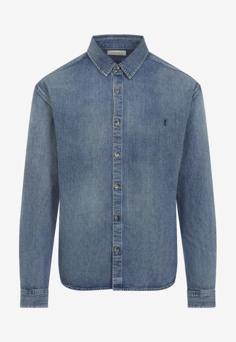 Logo Denim Shirt