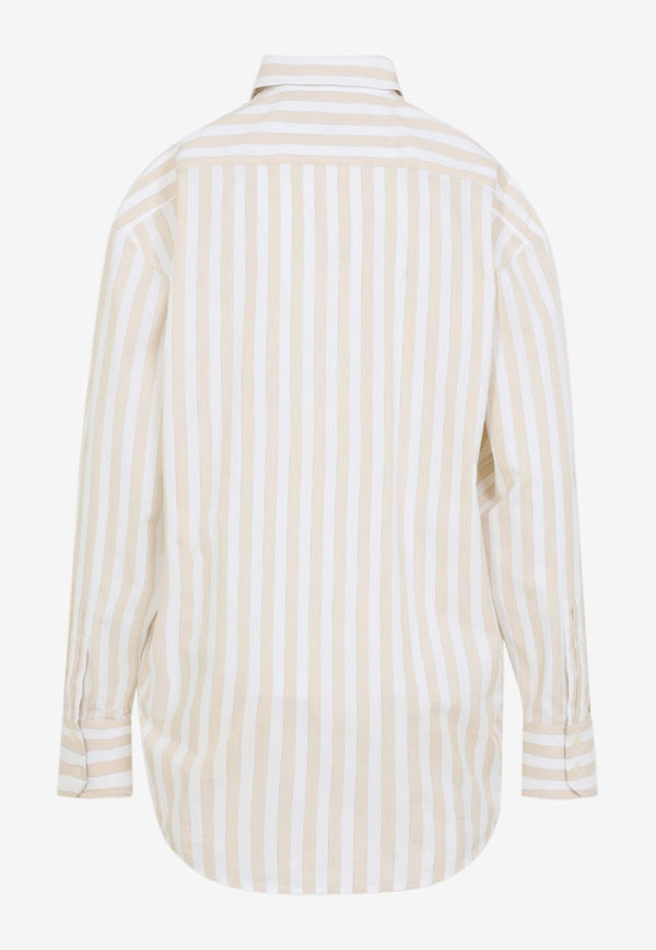 Striped Long-Sleeved Shirt