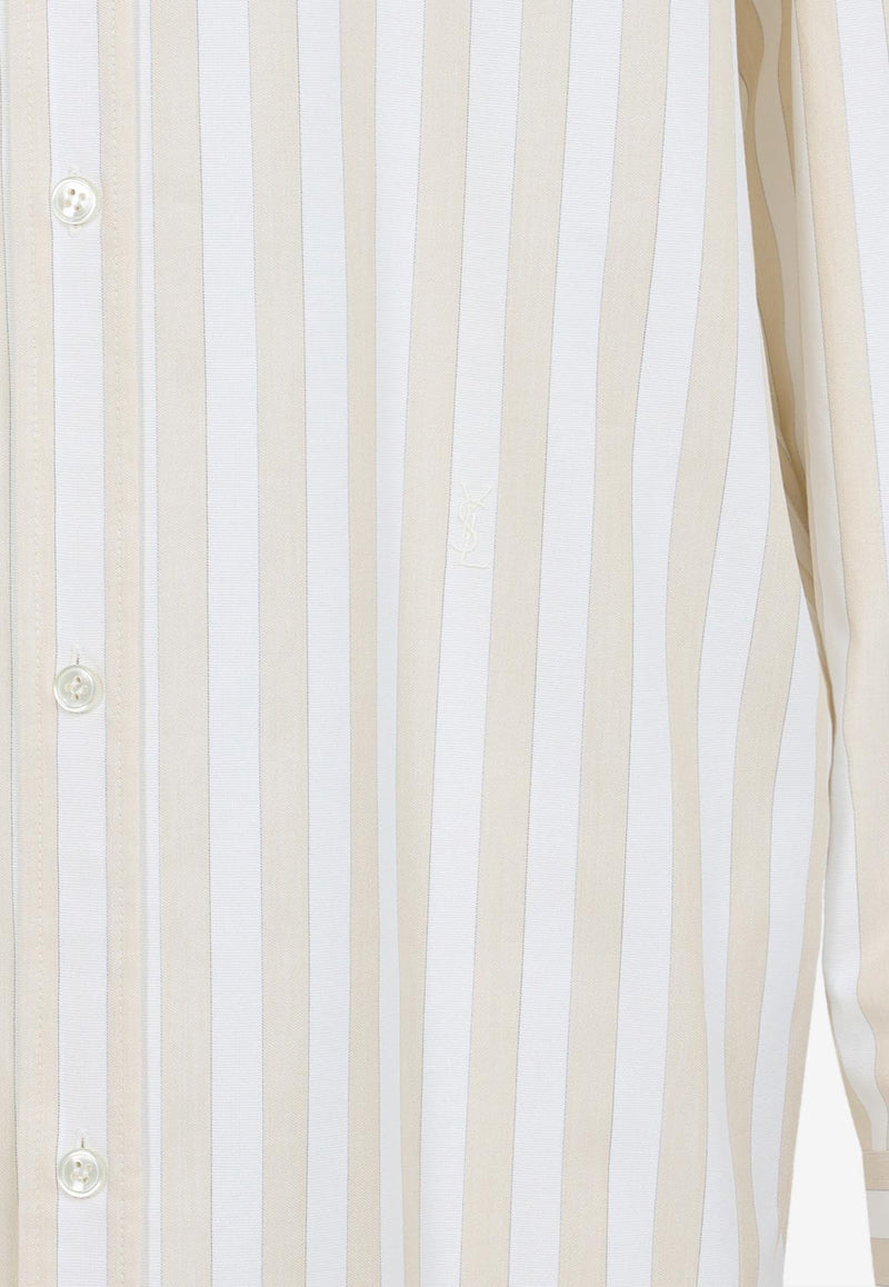 Striped Long-Sleeved Shirt