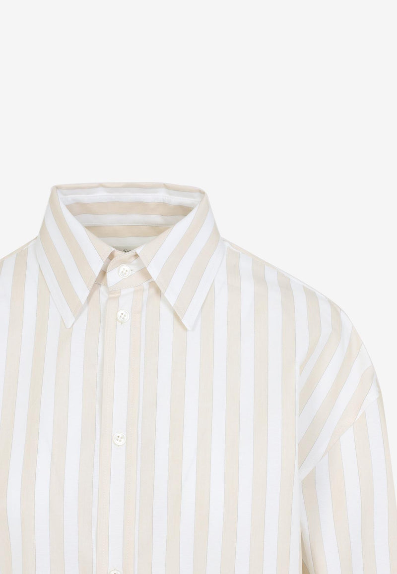 Striped Long-Sleeved Shirt