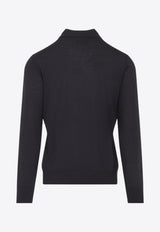 Wool Polo Sweater