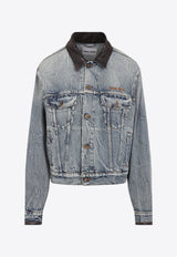 Washed-Out Denim Jacket