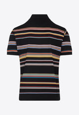Signature Stripe Polo T-shirt