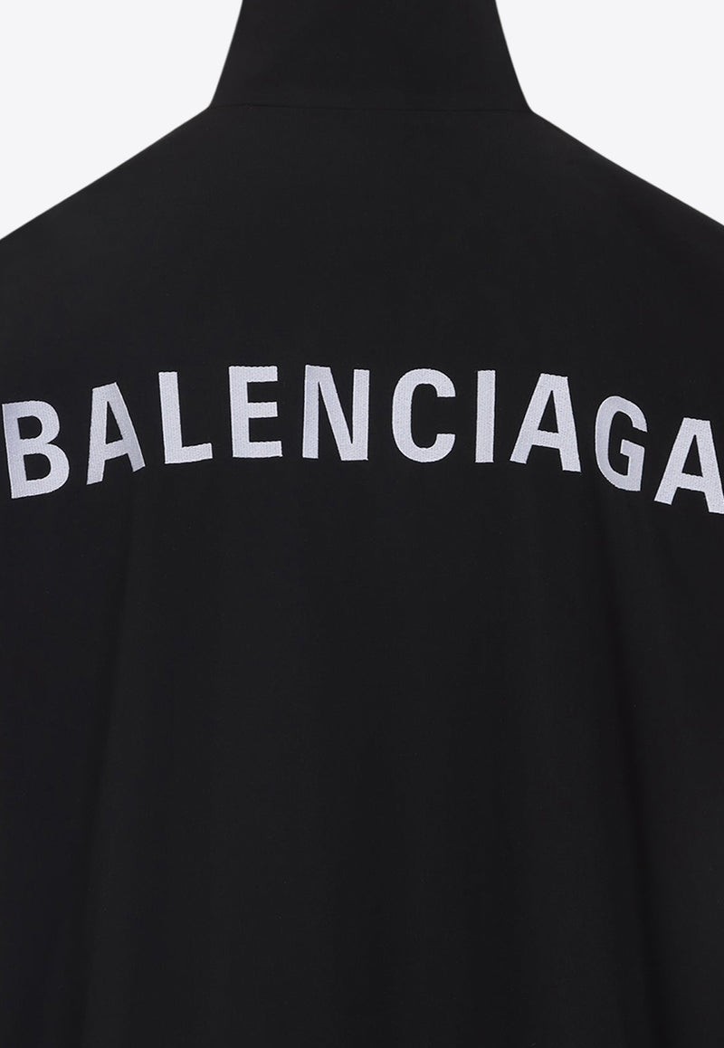 Logo Print Zip-Up Jacket