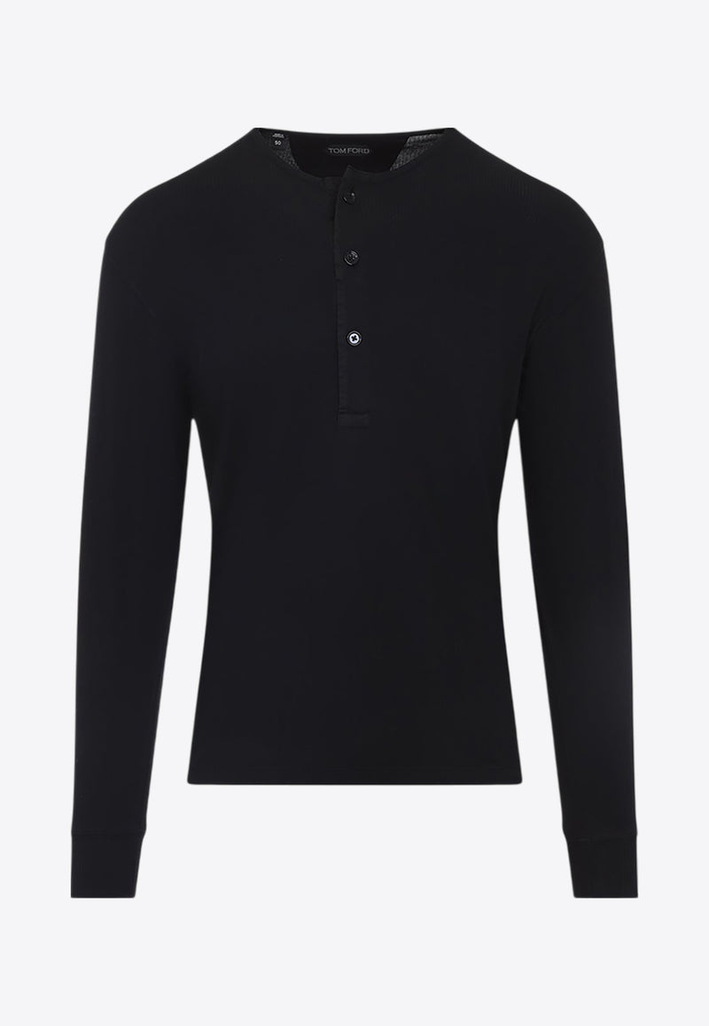 Henley Crewneck T-shirt