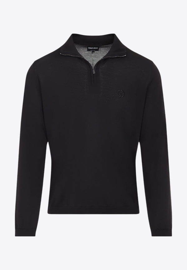 Half-Zip Wool Sweater