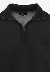 Half-Zip Wool Sweater