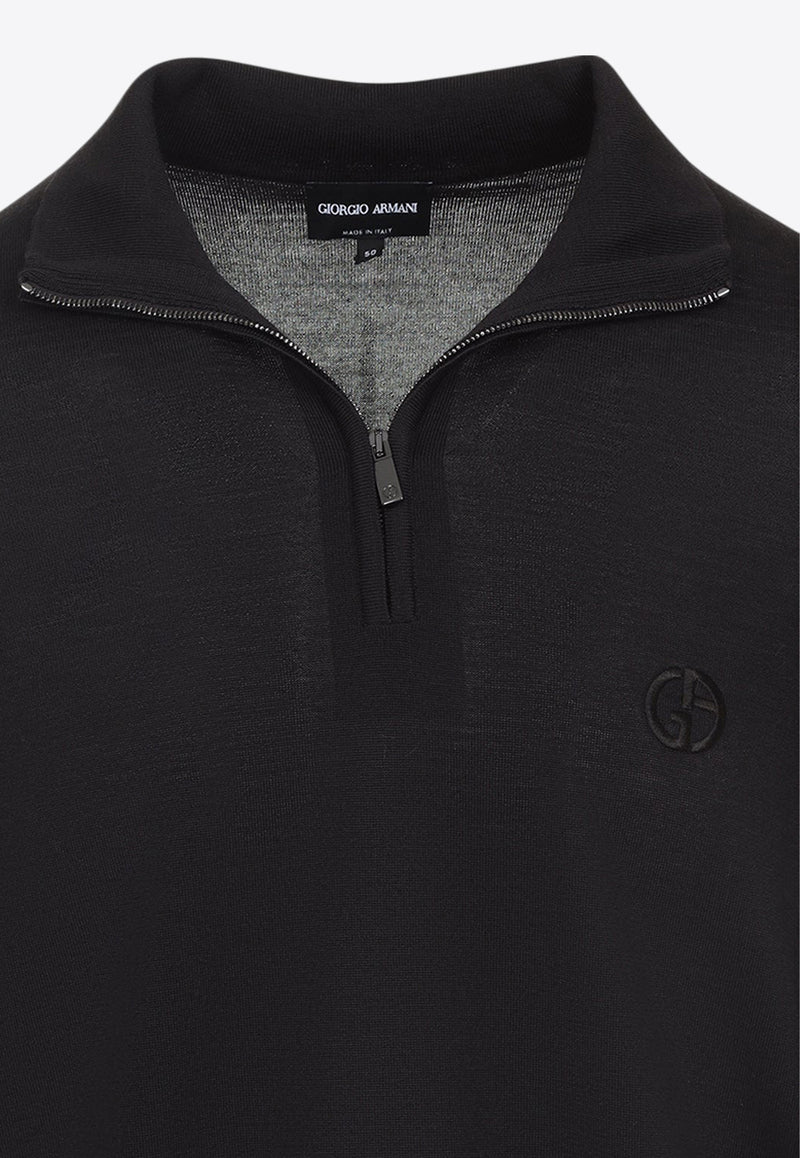 Half-Zip Wool Sweater