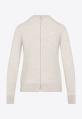 B Shield Embroidered Wool Sweater