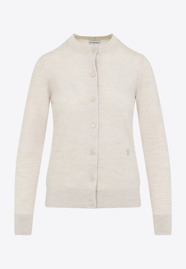 B Shield Embroidered Wool Sweater