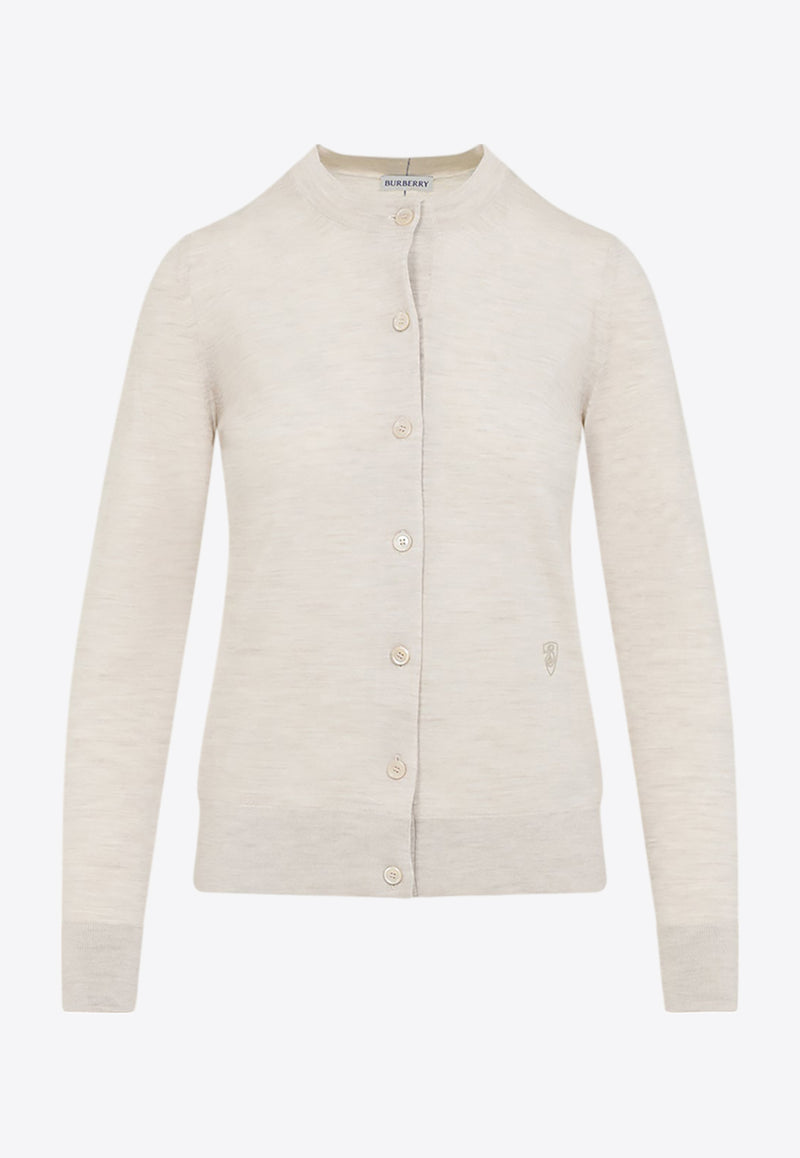 B Shield Embroidered Wool Sweater