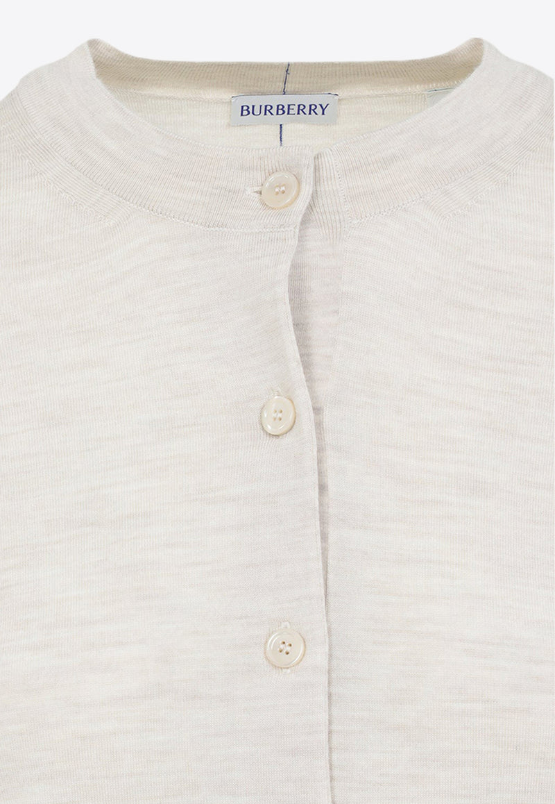 B Shield Embroidered Wool Sweater