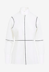 Long-Sleeved Paneled Shirt