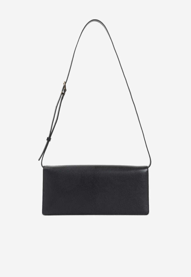 Aube Grain Leather Shoulder Bag
