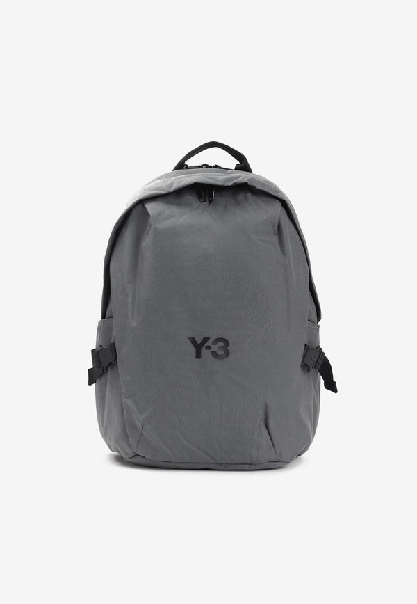 Logo-Printed Backpack