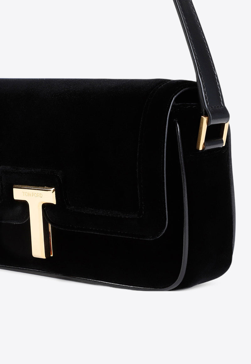 Wallis Velvet Shoulder Bag