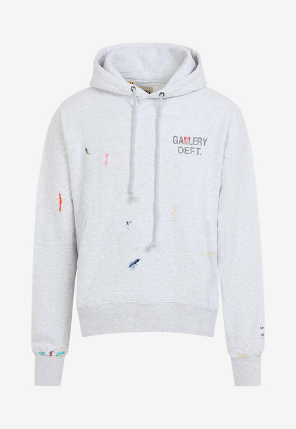 Paint Logo Hooded Sweatshirt