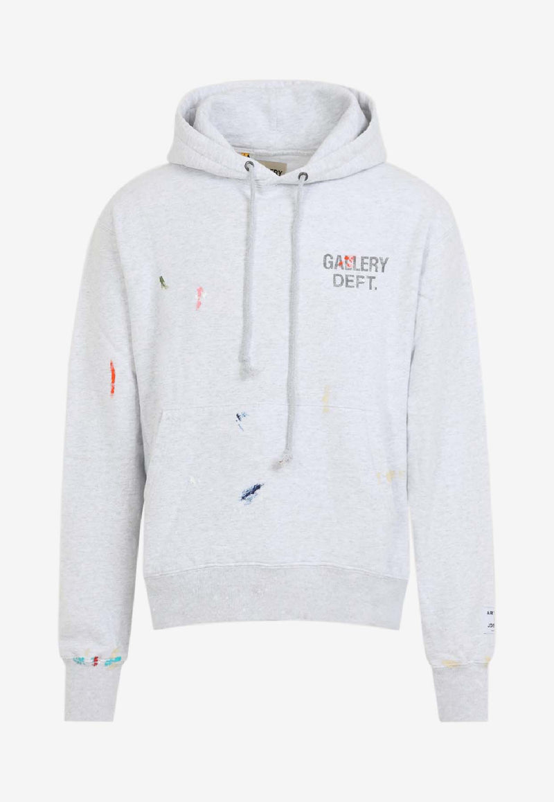 Paint Logo Hooded Sweatshirt
