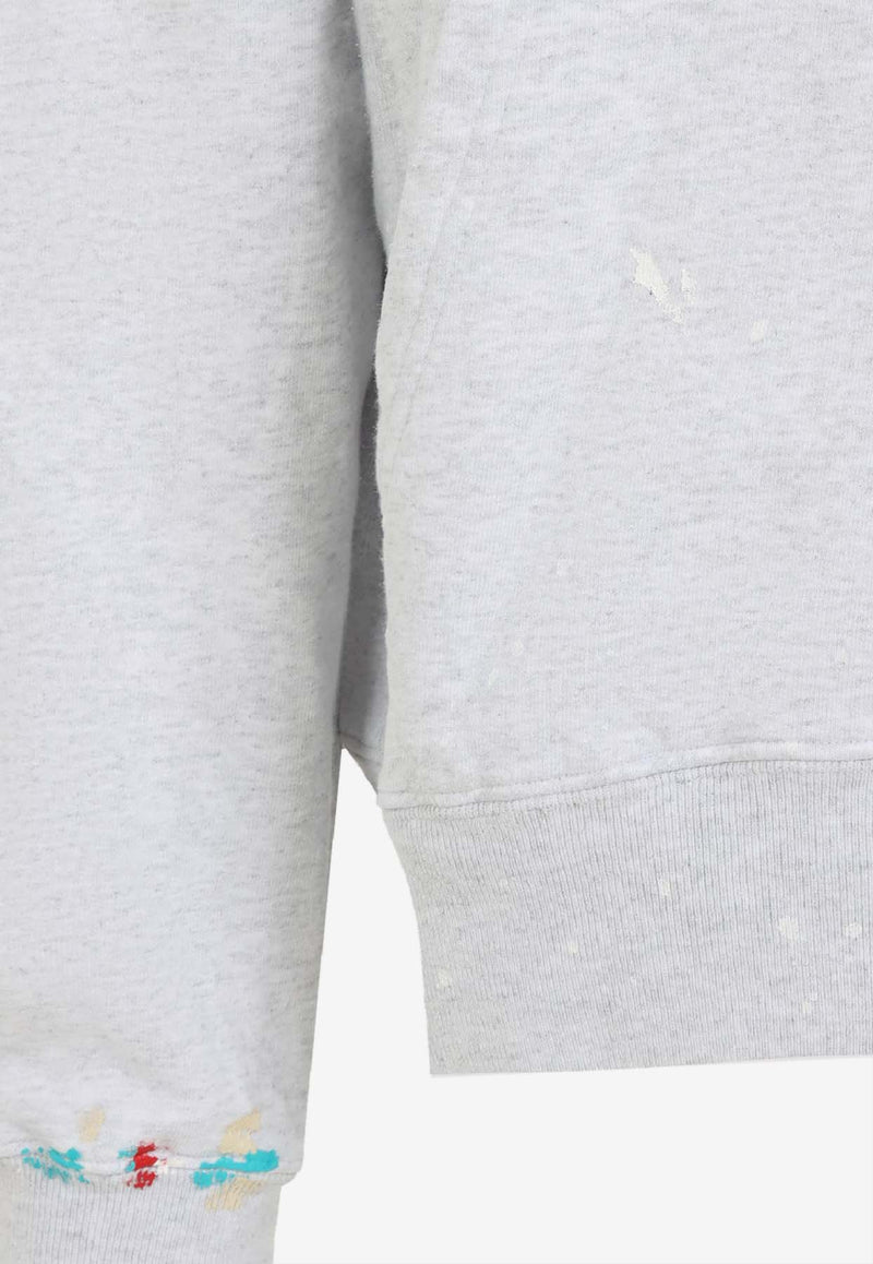 Paint Logo Hooded Sweatshirt