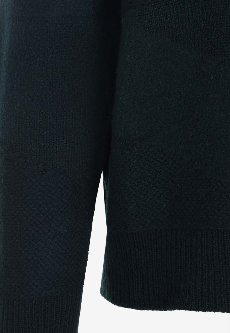 Intarsia Turtleneck Sweater