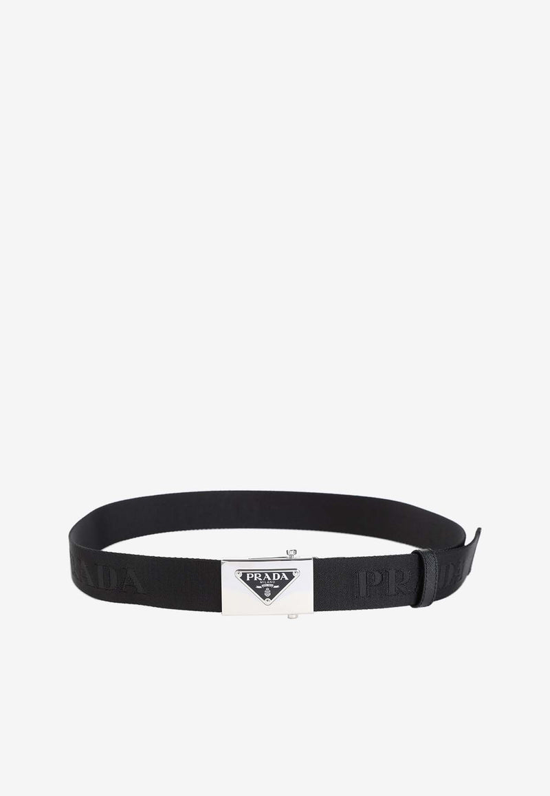 Triangle Logo Buckle Belt