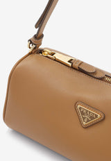 Logo Leather Shoulder Bag