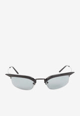 Rectangle Acetate Sunglasses