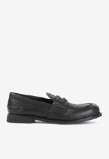 Logo Leather Loafers