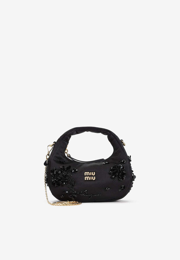 Mini Wander Sequin-Embellished Top Handle Bag