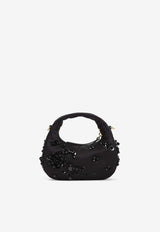 Mini Wander Sequin-Embellished Top Handle Bag