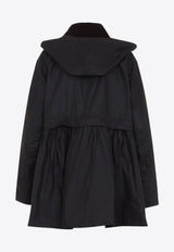 X GANNI Peplum Wax Jacket