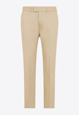 Tailored Straight-Leg Pants