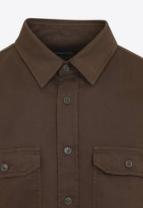 Flap Pockets Long-Sleeved Shirt