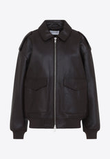 Viper Oversized Leather Jacket