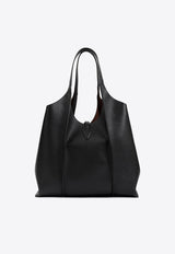 Medium T Timeless Grained Leather Tote Bag