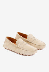 Suede Penny Loafers