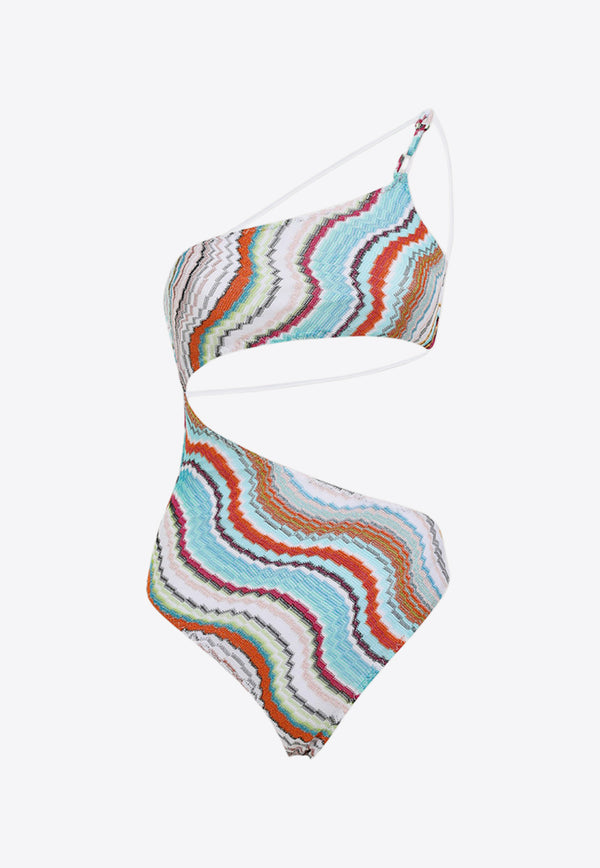 One-Shoulder One-Piece Swimsuit