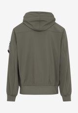 Logo-Patched Buttoned Parka