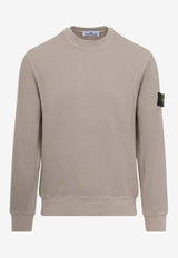 Logo-Patched Crewneck Sweater