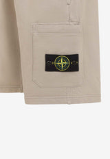 Cargo Shorts with Logo-Label