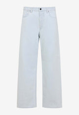 Mid-Rise Bleached Jeans