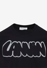 Embroidered-Logo Crewneck T-shirt