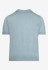 Ribbed Polo T-shirt