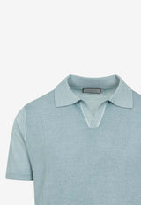 Ribbed Polo T-shirt