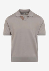 Ribbed Polo T-shirt