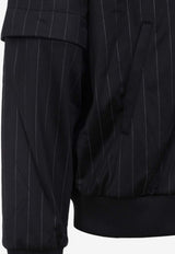 Basketball Striped Track Jacket