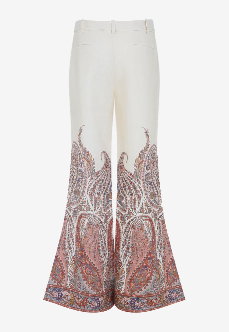 Rhiannon Paisley Flared Pants